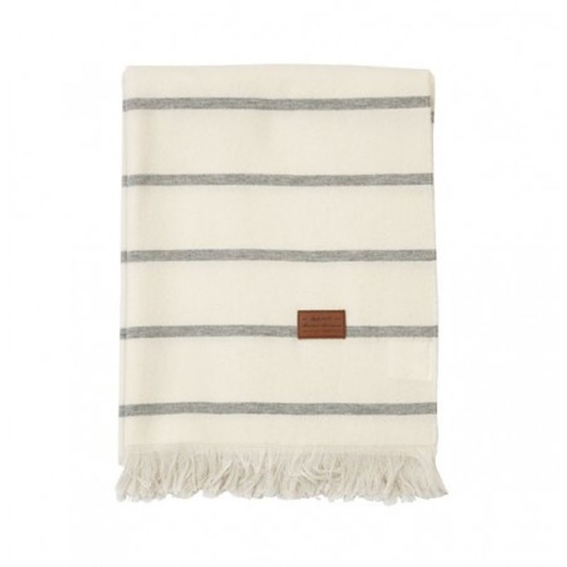 Vega Stripe koseteppe 130x180cm, grå